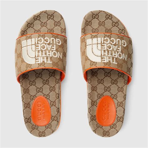 northface gucci fake|north face gucci slides.